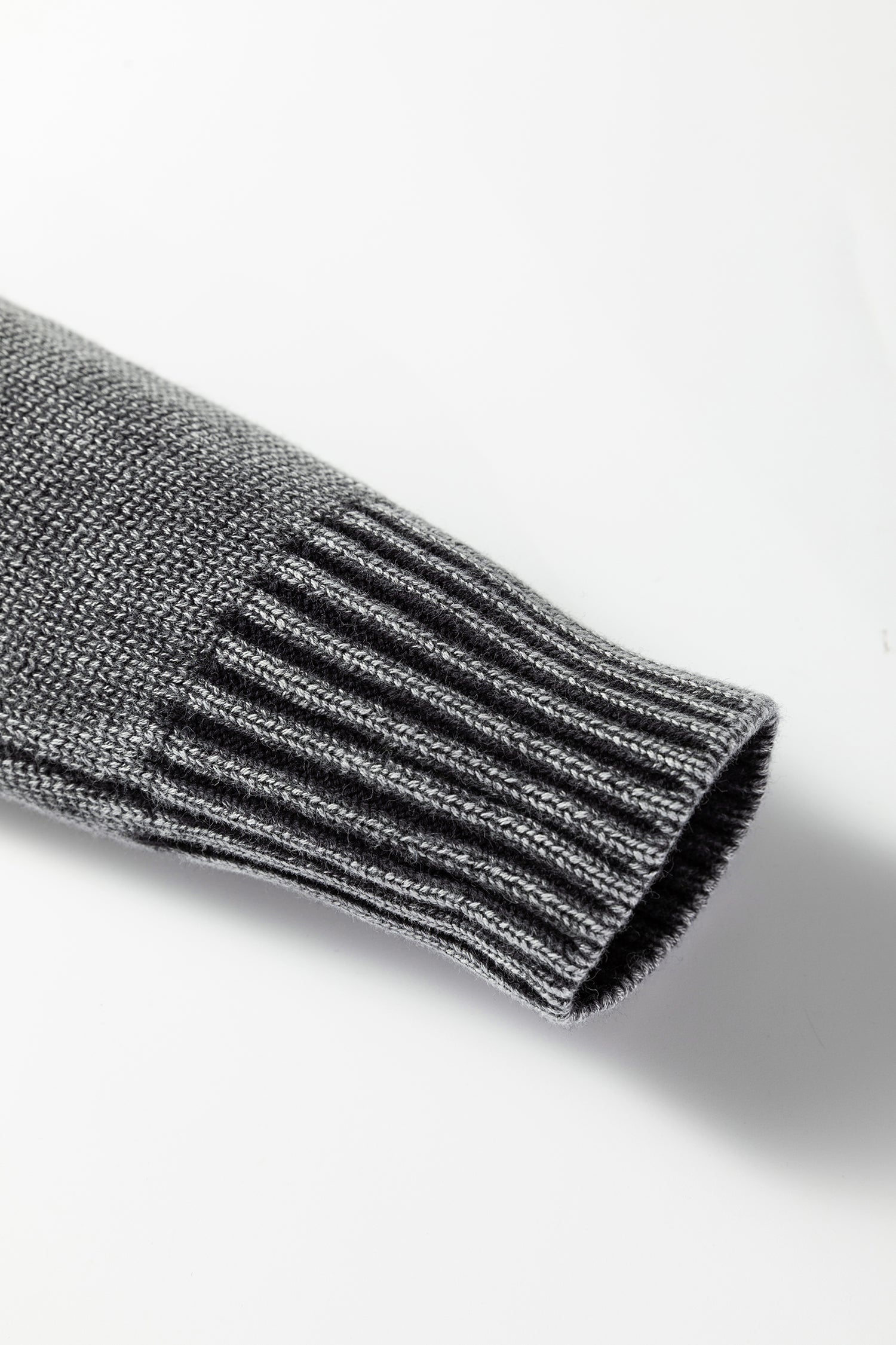 Black Mineral Wash V Neck Knit Exposed Seam Drop Shoulder Loose Sweater