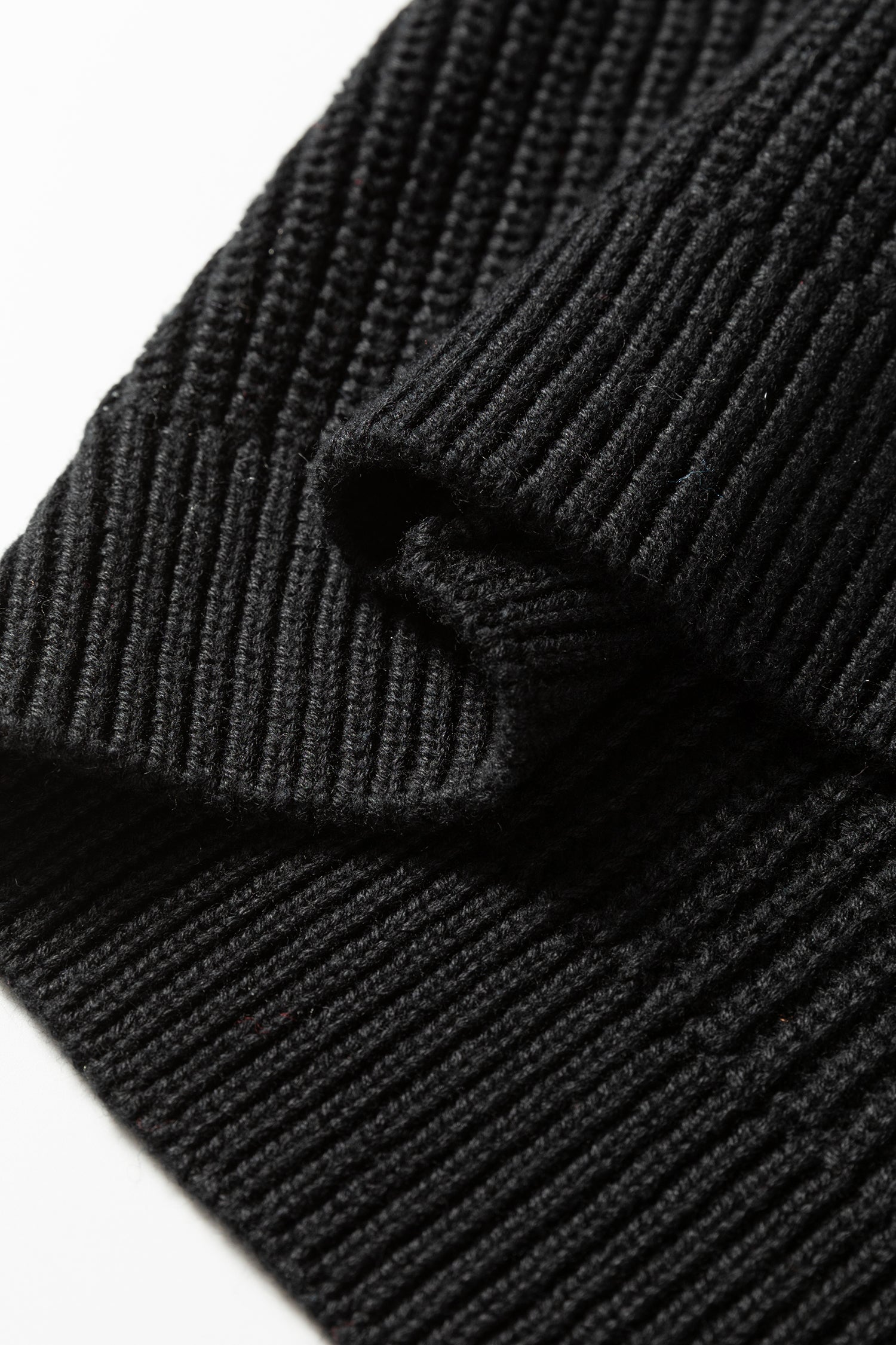 Black Contrast Striped Trim V Neck Drop Shoulder Sweater