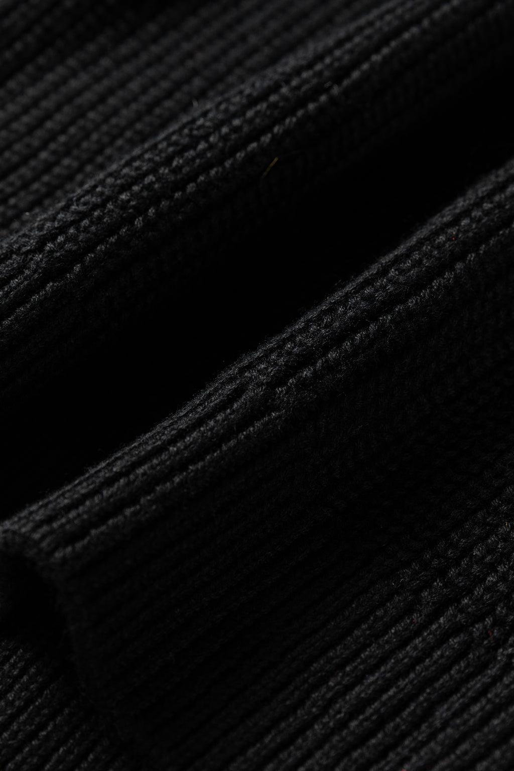 Black Contrast Striped Trim V Neck Drop Shoulder Sweater